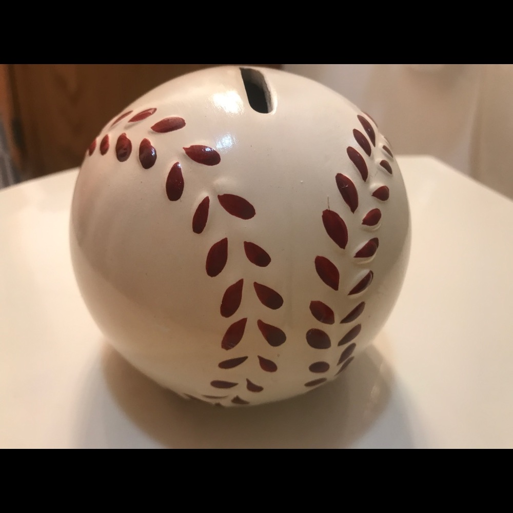 Baseball Piggy Bank